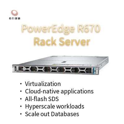  PowerEdge R670 1u Rack Server Factory Price Intel Xeon 6 processors