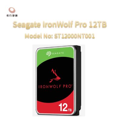 Seagate IronWolf Pro 12TB Model No: ST12000NT001