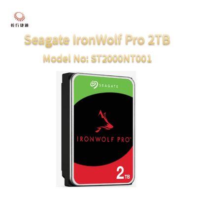 Seagate Ironwolf Pro 2TB Model No: ST2000NT001