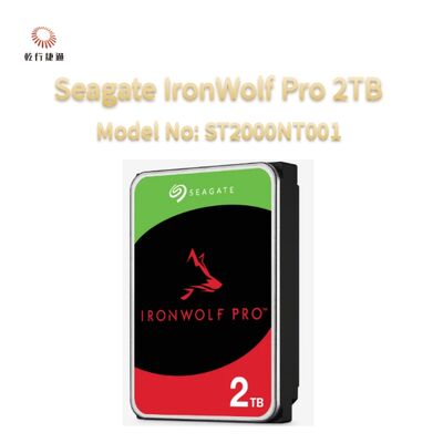 Seagate Ironwolf Pro 2TB Model No: ST2000NT001