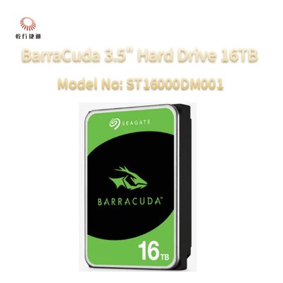 ฮาร์ดดิสก์ Seagate BarraCuda 3.5" ความจุ 16TB รุ่น: ST16000DM001
