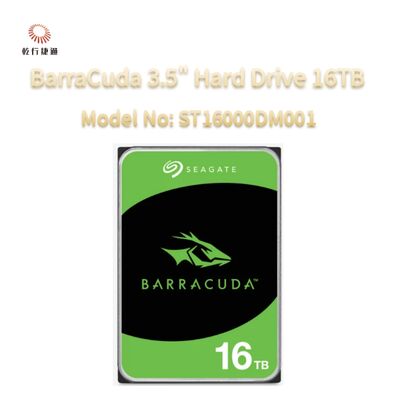 ฮาร์ดดิสก์ Seagate BarraCuda 3.5" ความจุ 16TB รุ่น: ST16000DM001