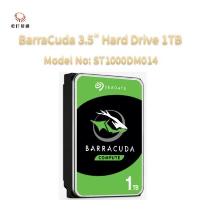 ฮาร์ดดิสก์ Seagate BarraCuda 3.5" ความจุ 1TB รุ่น: ST1000DM014