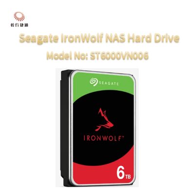 ฮาร์ดไดรฟ์ Seagate IronWolf® สำหรับ Network-Attached Storage (NAS) รุ่น: ST6000VN006