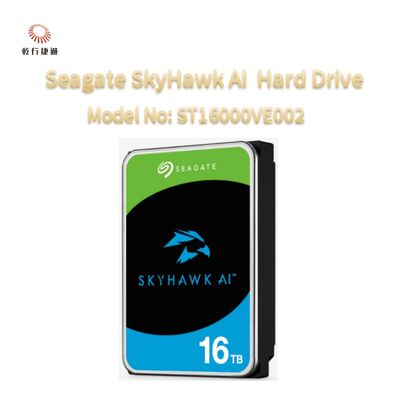 Seagate SkyHawk AI วิดีโอฮาร์ดไดรฟ์ รุ่น: ST16000VE002