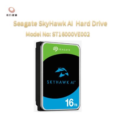 Seagate SkyHawk AI วิดีโอฮาร์ดไดรฟ์ รุ่น: ST16000VE002