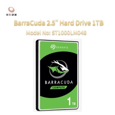 Seagate BarraCuda ฮาร์ดไดรฟ์ 2.5" 1TB หมายเลขรุ่น: ST1000LM048