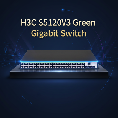 H3C S5120V3-SI สวิทช์อีเทอร์เน็ตจิกาบิตฉลาดสีเขียว S5120V3-52P-PWR-LI