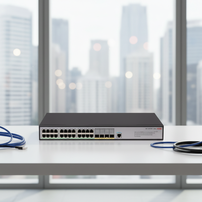 H3C S5130V2-LI S5130V2-28P-LI สวิตช์อีเทอร์เน็ตจิกาบิตฉลาดสีเขียว