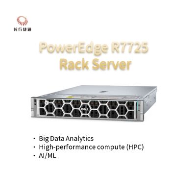 เซอร์เวอร์ธุรกิจราคาถูก สําหรับขาย PowerEdge R7725 Rack Server