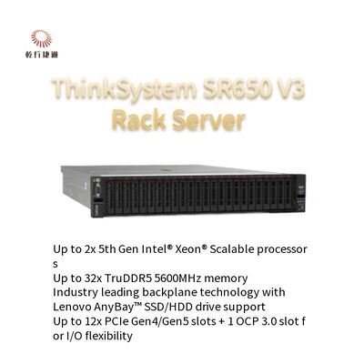 Lenovos ThinkSystem SR650 V3 2U Server รองรับระบบปฏิบัติการหลายระบบ