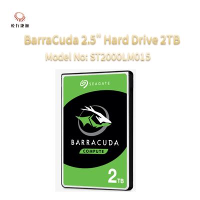 Seagate BarraCuda แฮร์ดไดรฟ์ 2.5 นิ้ว 2TB เลขรุ่น: ST2000LM015